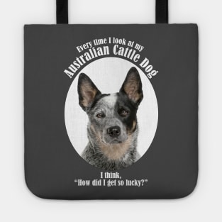 Lucky Australian Cattle Dog Tote