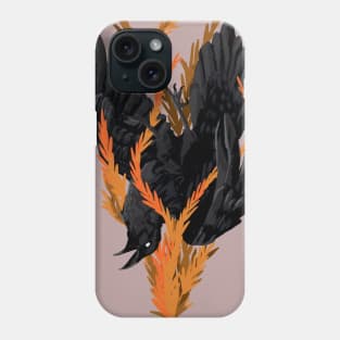 Falling Raven Phone Case