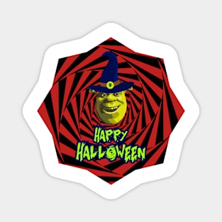 Funny Halloween Shrek Magnet