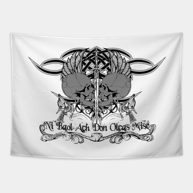 Only Evil Need Fear Me Tapestry by thedysfunctionalbutterfly