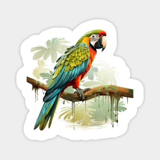 Military Macaw Magnet