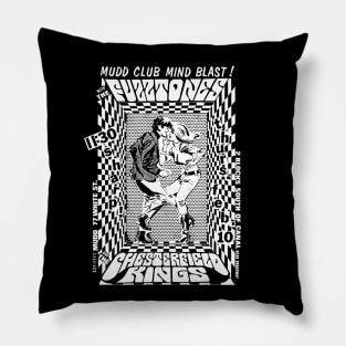 Mudd Club Mind blast garage punk flyer shirt Pillow