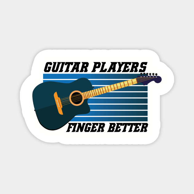 Guitar Players Finger Better Magnet by sebstgelais