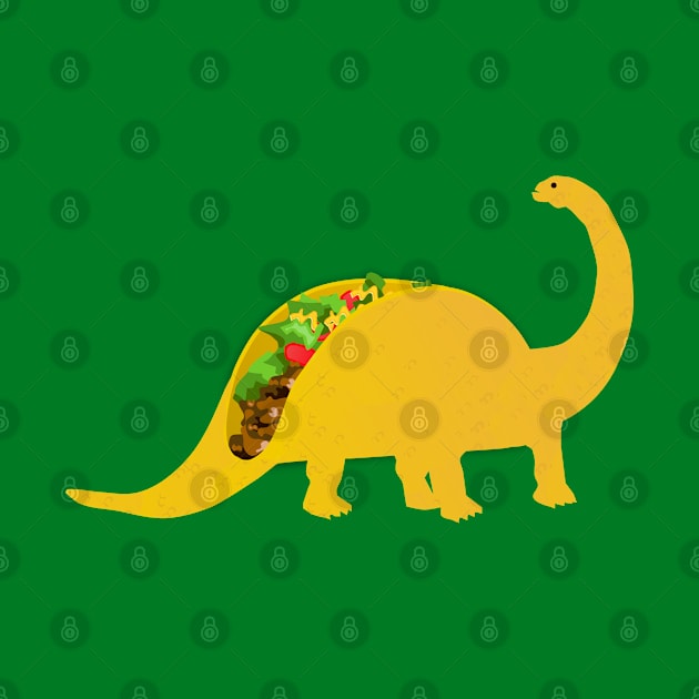 Tacosaurus - Funny Dinosaur by bethcentral