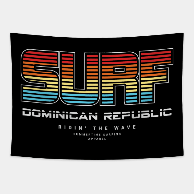 Surf in Dominican Republic Tapestry by SerenityByAlex
