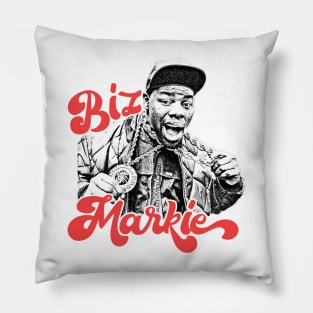 Biz Markie /\/\/ Original Old Skool Hip Hop Design Pillow