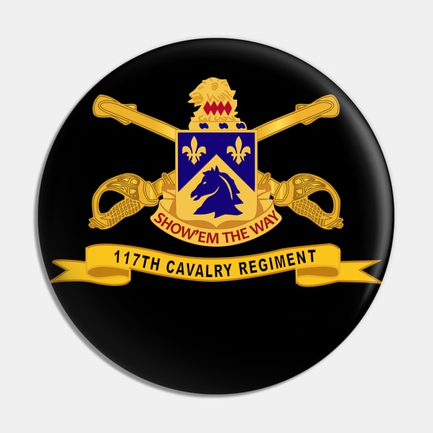 117th Cavalry Regiment w Br - Ribbon Pin by twix123844