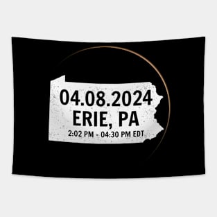 Pennsylvania Eria PA USA Total Solar Eclipse 2024 - Pennsylvania Tapestry