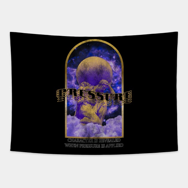 Character Under Pressure -Greek Mythology Atlas Tapestry by StreetGlory