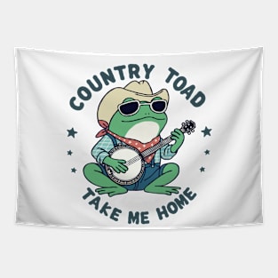 Country Toad Take Me Home Tapestry