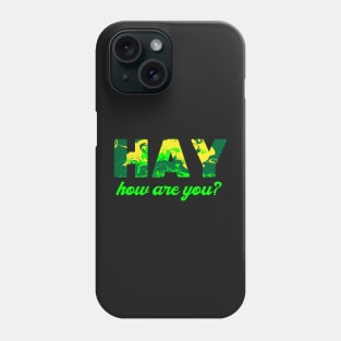 Hay How are you Phone Case