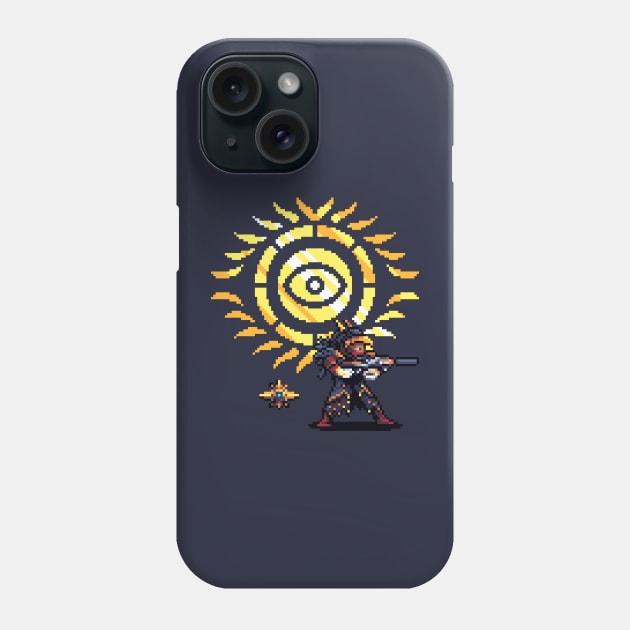 Osiris and Sagira Pixel Art Phone Case by Spykles