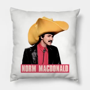 Retro norm macdonald Pillow