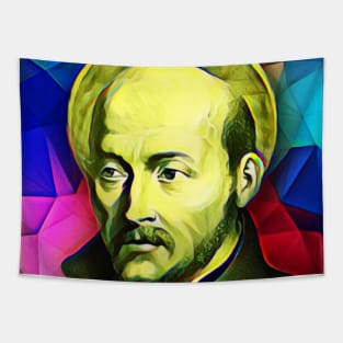 Ignatius of Loyola Colourful Portrait | Ignatius of Loyola Artwork 7 Tapestry