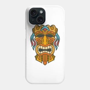 Funny Tribal Tiki Head Phone Case