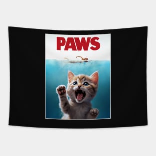 PAWS the pawsome movie parody poster Tapestry