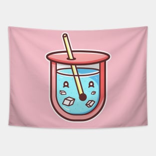 Boba cup kawaii Tapestry