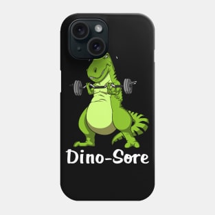 T-Rex Dinosaur Fitness Gym Dino-Sore Phone Case