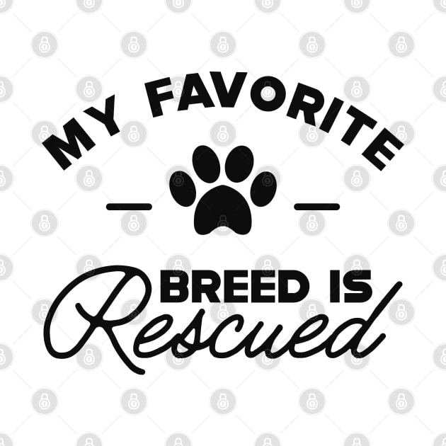 Dog rescuer - My favorite breed is rescued by KC Happy Shop