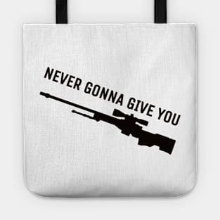 AWP Rick Astley Pun Tote