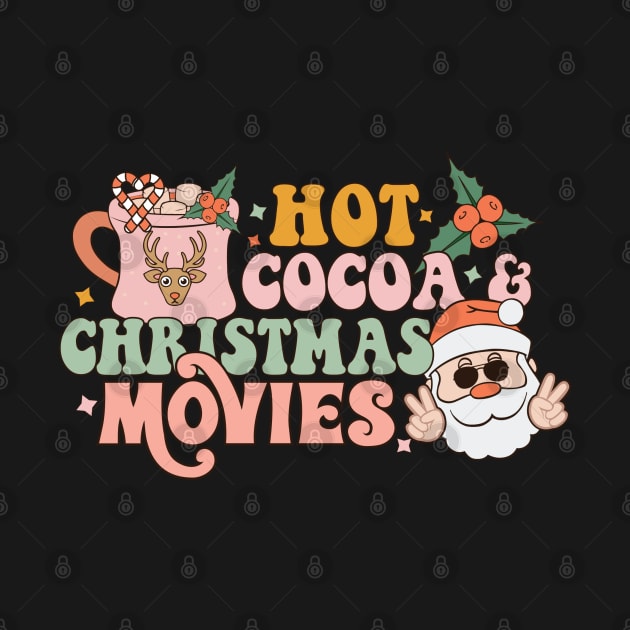 Groovy Hot Cocoa and Christmas Movies matching xmas outfit by BadDesignCo