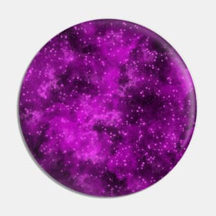 Purple Abstract Galaxy Pin