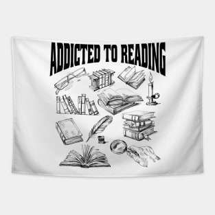 Addicted to Reading Tapestry