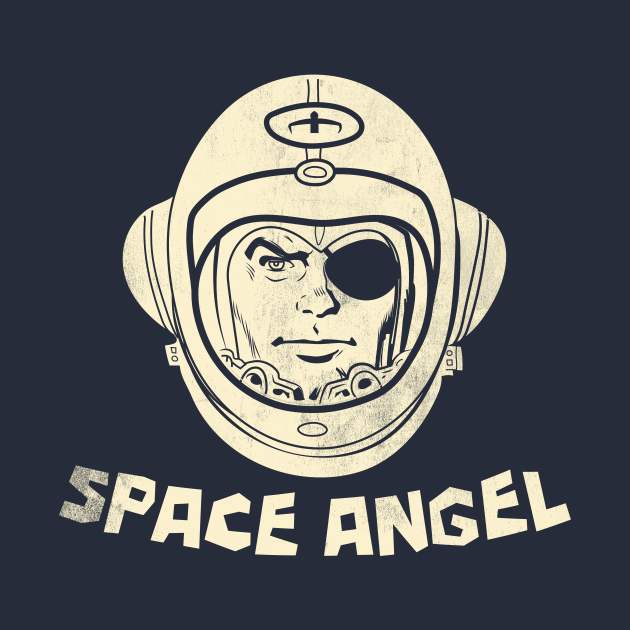 Space Angel - Cartoon - T-Shirt | TeePublic