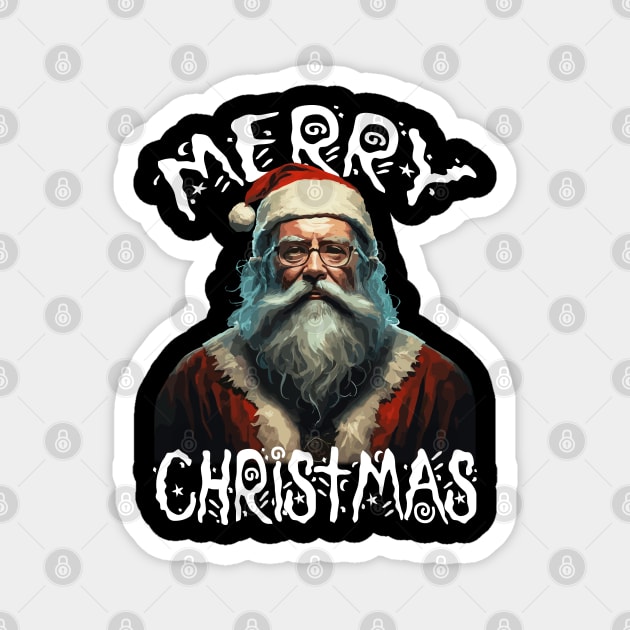 Merry Christmas, Santa Claus, New Year Magnet by Megadorim