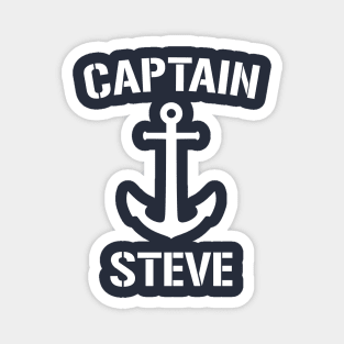 Nautical Captain Steve Personalized Boat Anchor Magnet