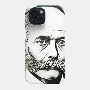 Joseph Bazalgette Black And White Portrait | Joseph Bazalgette Artwork 4 Phone Case