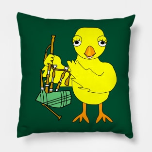 Bagpipe Chick Pillow