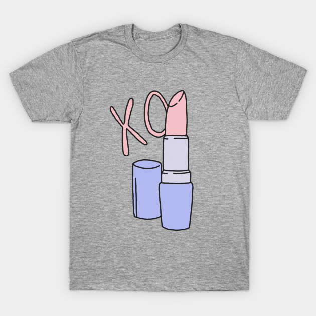 Lipstick Xo Kisses Tumblr Girly Makeup Print Lipstick T Shirt Teepublic Au