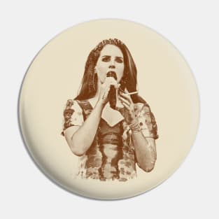 Lana Del Rey - Vintage Art Pin