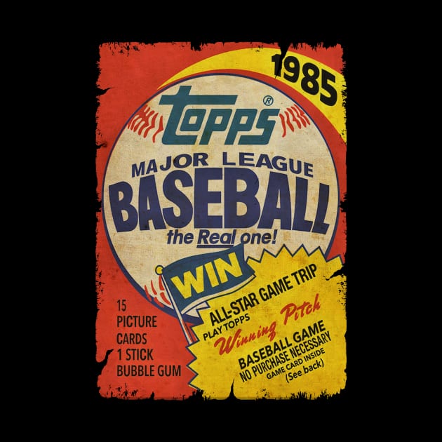 VINTAGE BASEBALL - TOPPS CARDS RETRO 1985 by kedaiadon