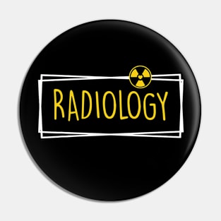 Radiology, technologist's radiologic Xray Pin