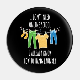 Online School Pin