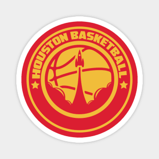 Houston basketball alternative vintage logo Magnet