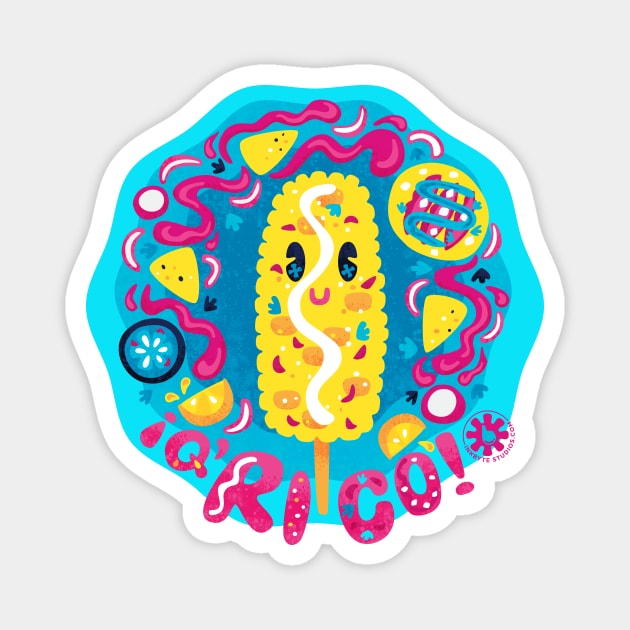 ¡Q' Rico! Magnet by Inkbyte Studios