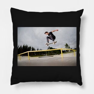 Skateboarder doing a ollie Pillow