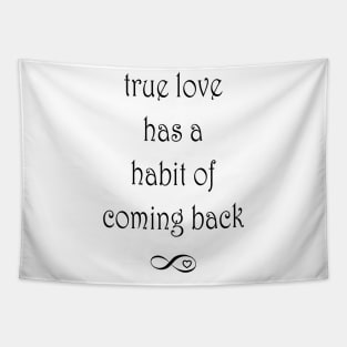 True Love Forever Endless Heart Couple Modern Simple Cute Gift Happiness Tapestry