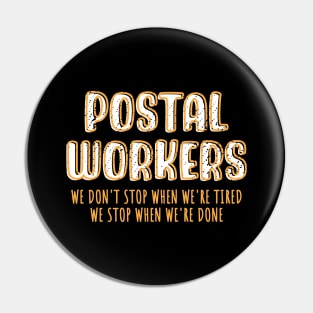 Postal Workers Pin