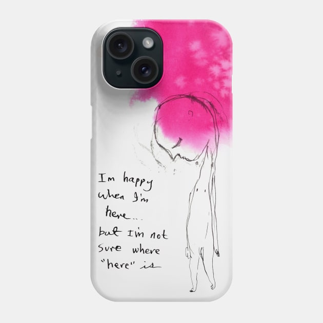 Happy Place Phone Case by Loui Jover 