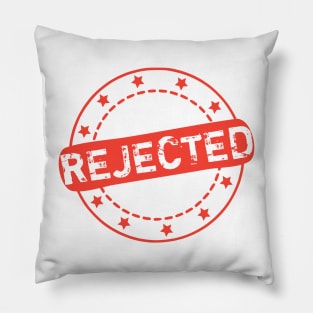 Rejected Stamp Icon Pillow