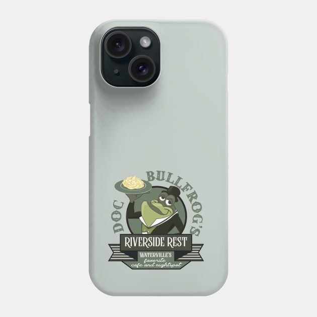 Doc Bullfrog's Riverside Rest Phone Case by LostOnTheTrailSupplyCo