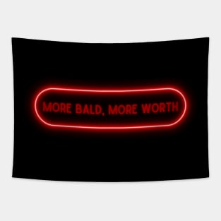 More Bald More Worth 01 Tapestry