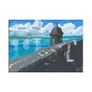 El Morro Painting Puerto Rico T-Shirt