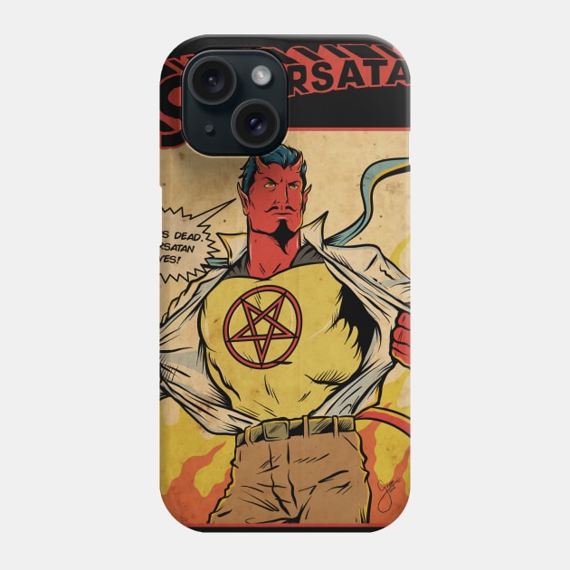 SuperSatan Phone Case by Greendevil