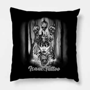 The Ritual B&W Pillow