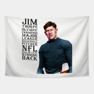 Jim Thorpe, 1912, version 4 Tapestry